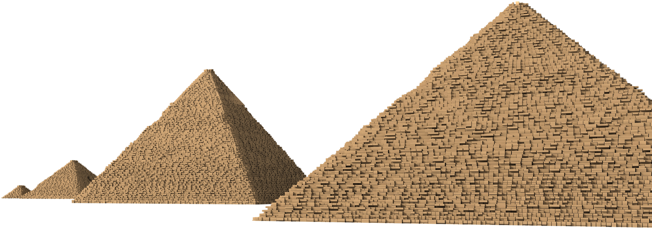 Pyramid Png - Transparent Background Pyramid Png Clipart (2451x1515), Png Download