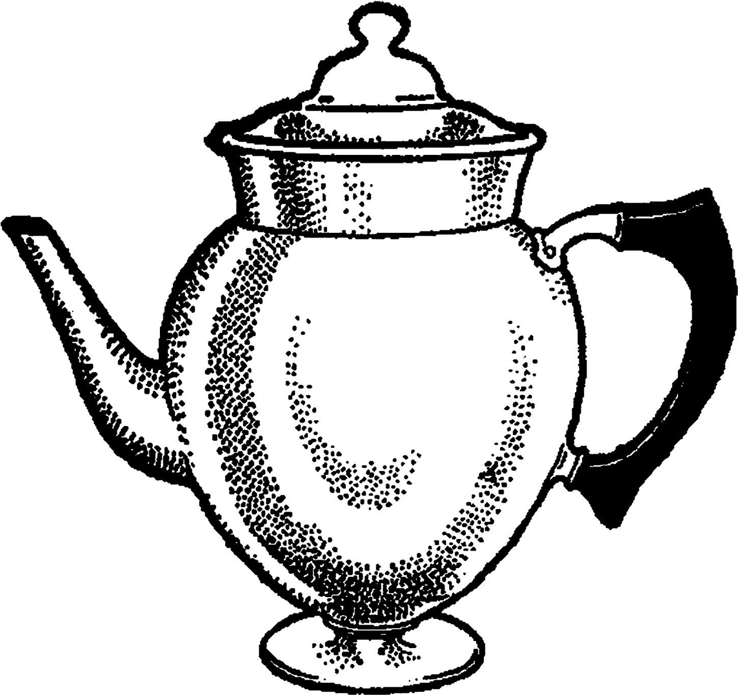 Vintage Coffee Pot Image - Vintage Coffee Png Clipart (1600x1500), Png Download