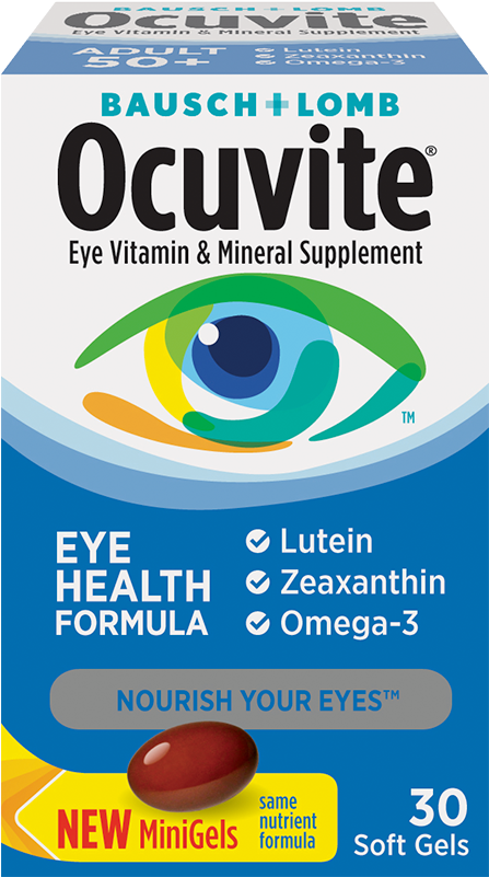 Eye Vitamins Vitamins For General Eye Health - Bausch & Lomb Clipart (800x800), Png Download