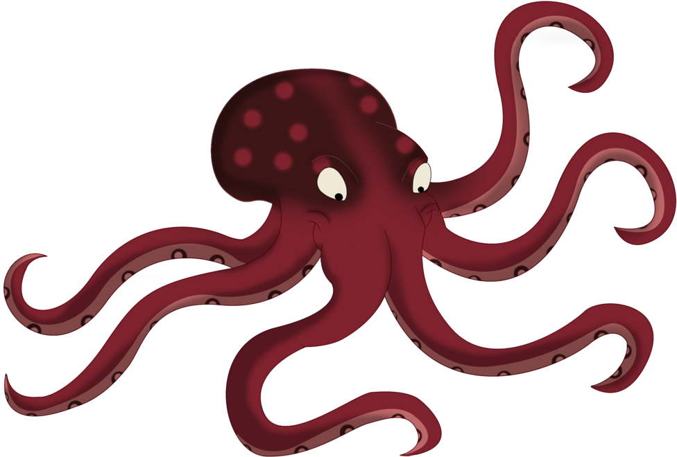 Octopus Disney Clipart (1024x728), Png Download