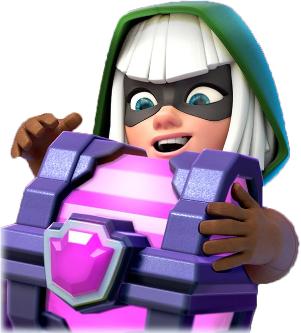 Troupe Clash Royale Png - Bandit Clash Royale Png Clipart (607x675), Png Download