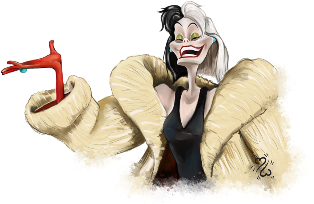 Crudelia Demon Png - Cruella De Vil Animado Clipart (1024x675), Png Download