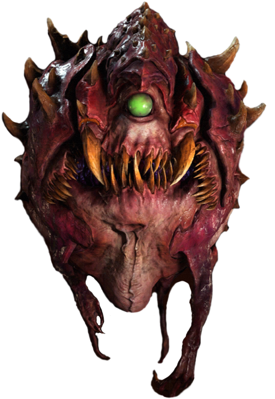 588 X 854 2 - Cacodemon Doom Clipart (588x854), Png Download