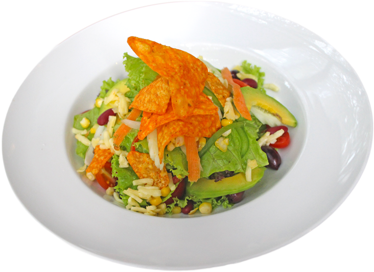 Alfhcm Mexican Salad - Garden Salad Clipart (800x584), Png Download