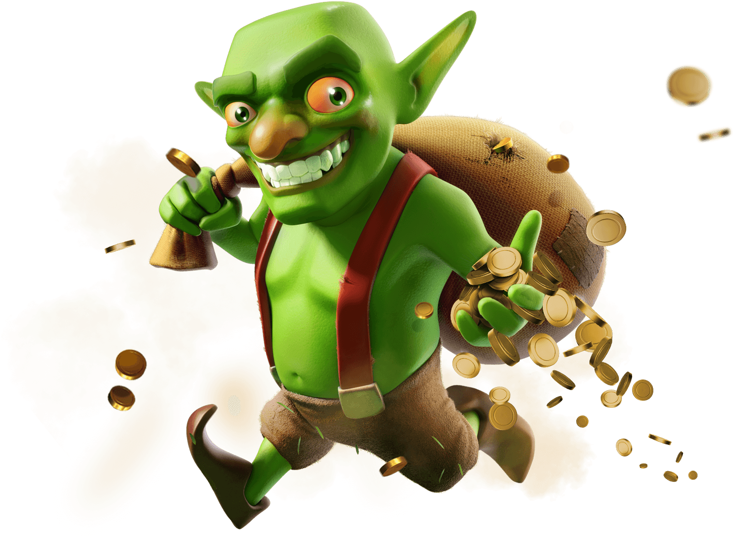 Clash Royale Logo - Clash Of Clans Goblin Png Clipart (2048x1280), Png Download