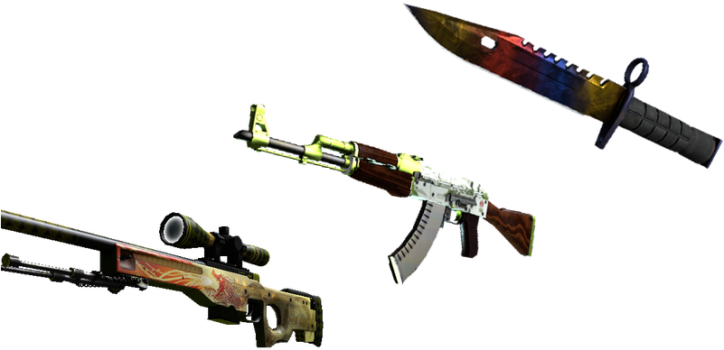 Picture - Awp Csgo Dragon Lore Clipart (800x440), Png Download