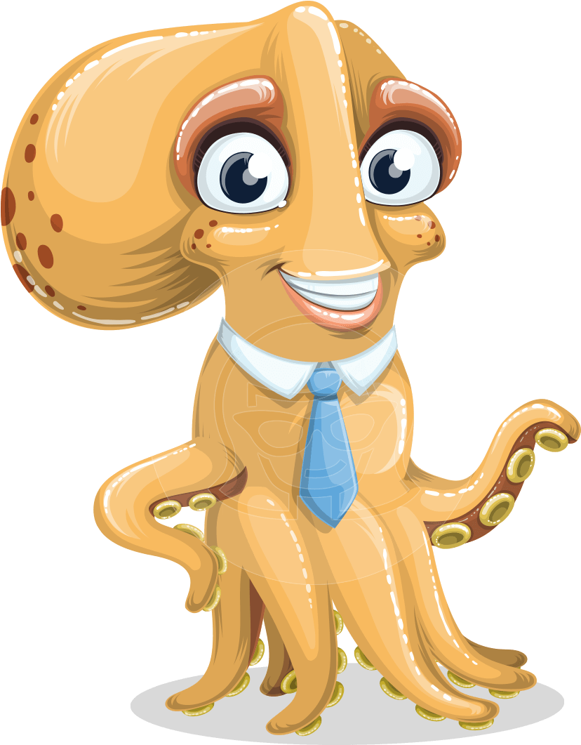 Temper The Business Octopus - Octopus Thumbs Up Clipart (1025x1060), Png Download