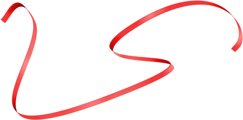 Red Ribbon Render By Clipart (793x393), Png Download