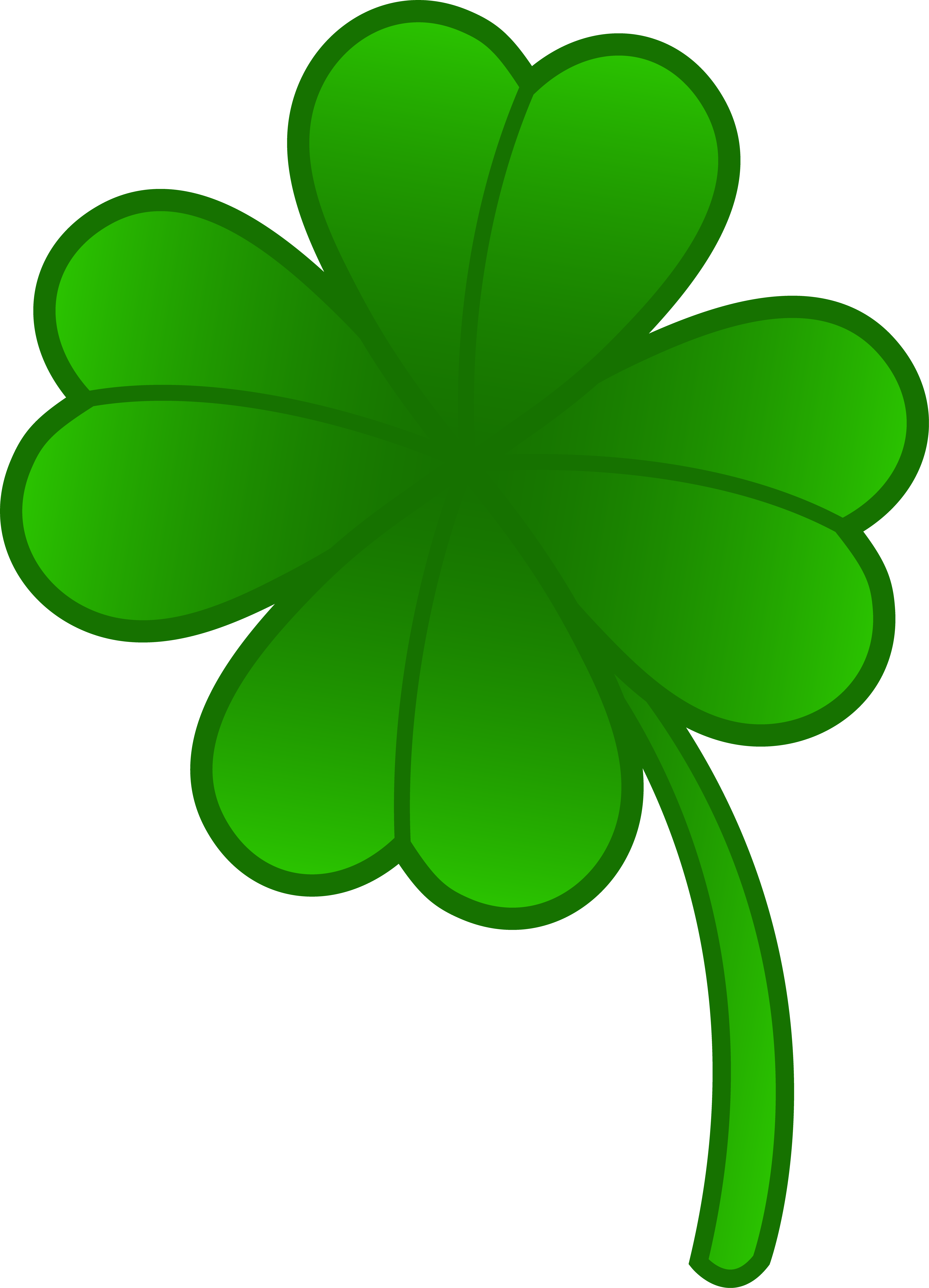 Clover Clipart - Png Download (4865x6742), Png Download
