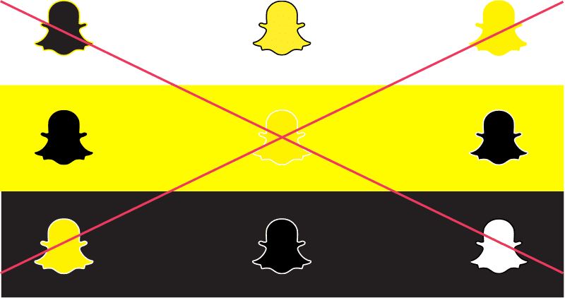 Always Use The Standardized Snapchat Logo Provided - Snapchat Logo Clipart (800x422), Png Download