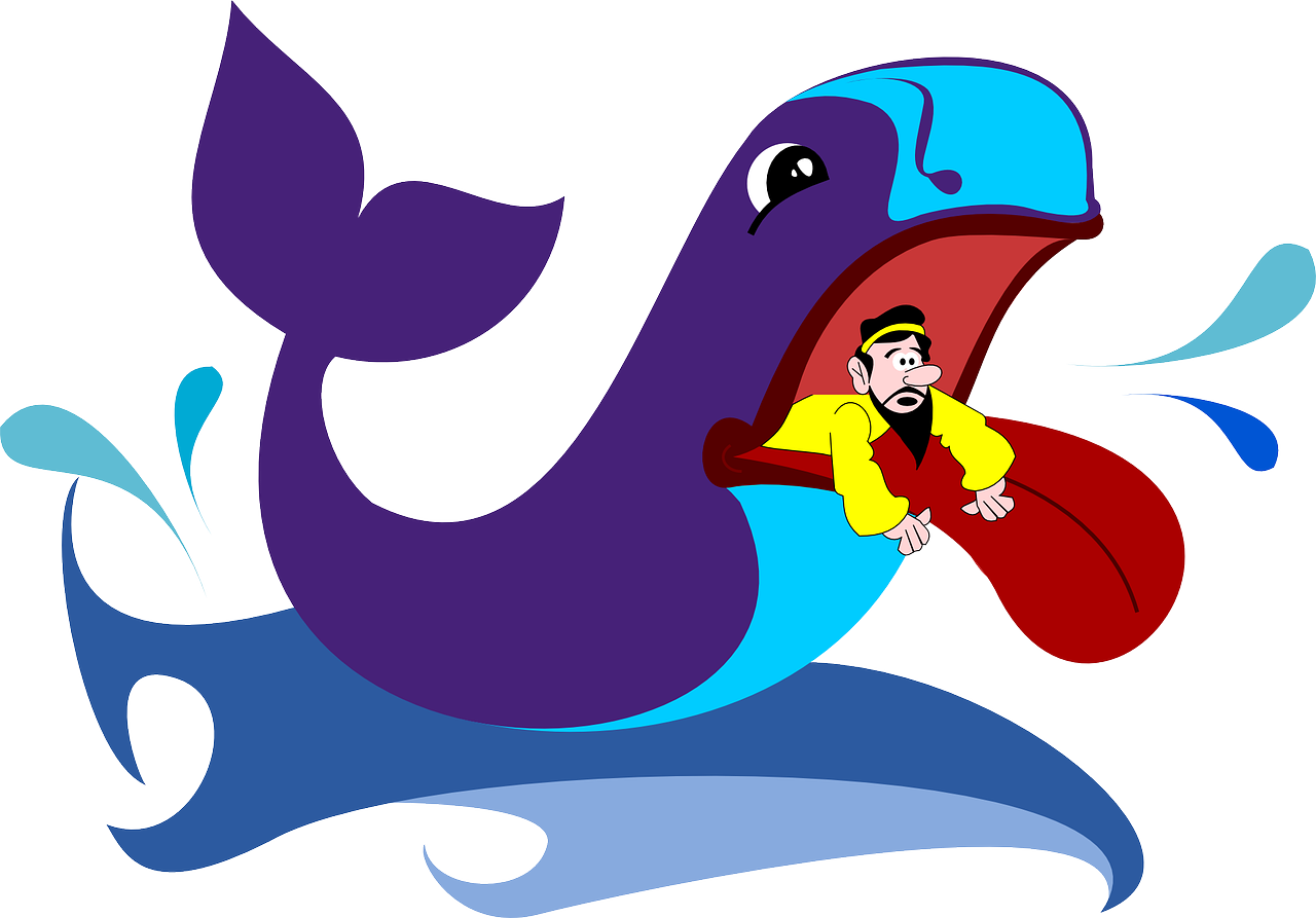 Prophecy Clipart Jonah And The Whale - Jonah Png Transparent Png (1280x893), Png Download