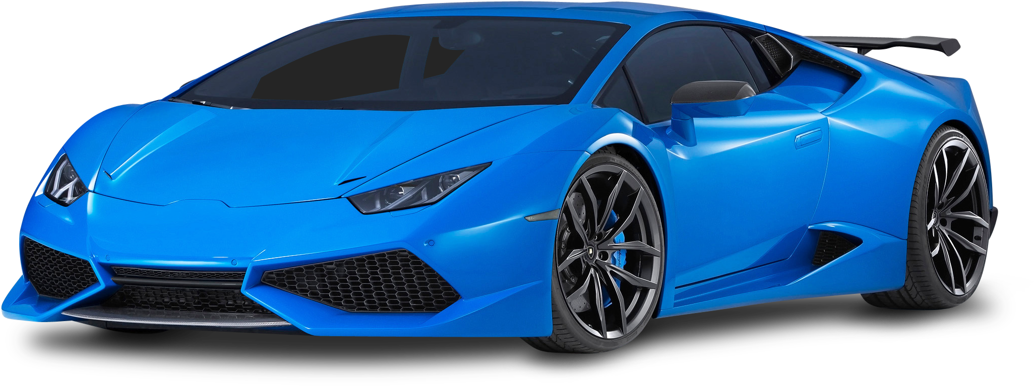 Blue 2016 Lamborghini Huracan Png Clipart (2142x912), Png Download