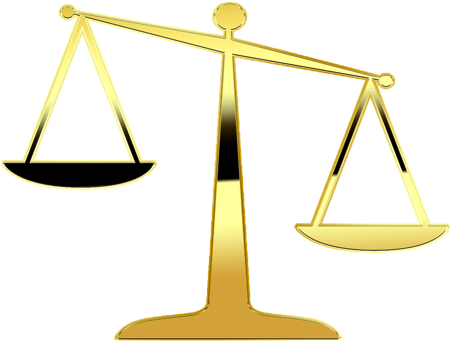 Scales And Balances - Law On Due Diligence Clipart Png Transparent Png (1280x720), Png Download