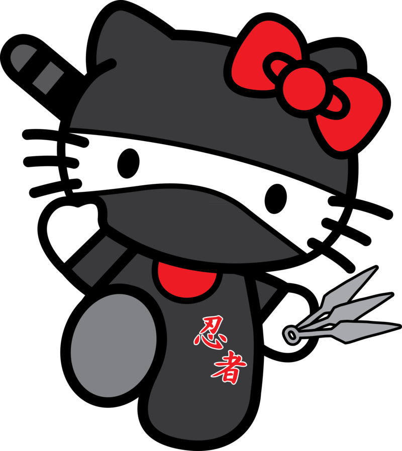 1000 Images About Hello Kitty Dress-up On Pinterest - Hello Kitty Ninja Clipart (800x898), Png Download