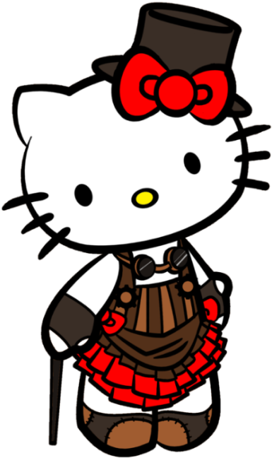 Hello Kitty Christmas Clipart - Png Download (500x733), Png Download