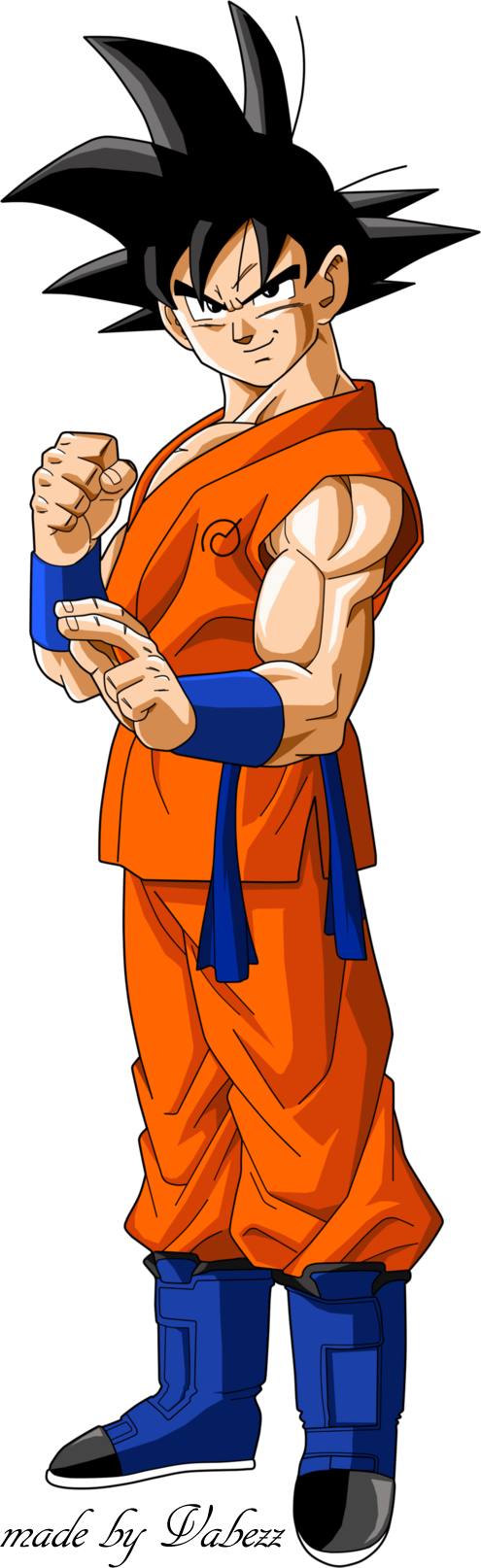 Dragon Ball Super Png Photo - Dragonball Z Son Goku Clipart (495x1614), Png Download