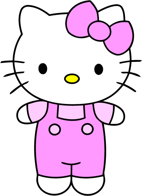 Hello Kitty Clipart Group - Easy Hello Kitty Drawing - Png Download (600x744), Png Download