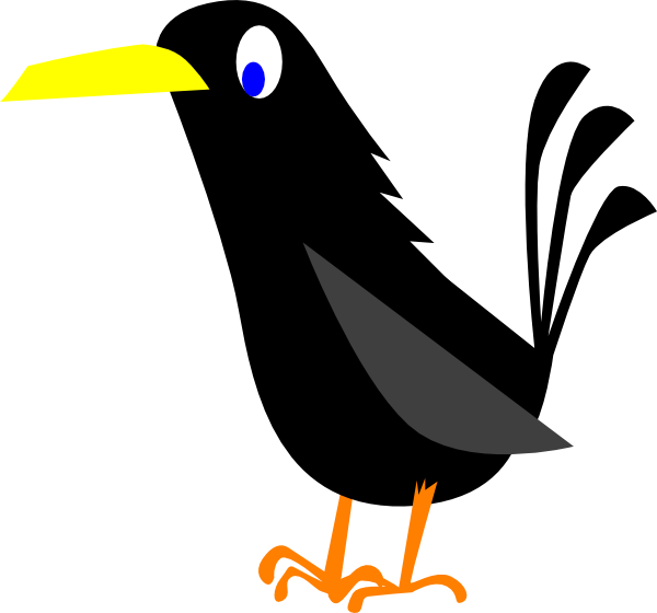 Png Freeuse Cartoon Kid Crows Pinterest And - Cartoon Crow Clipart Transparent Png (600x560), Png Download