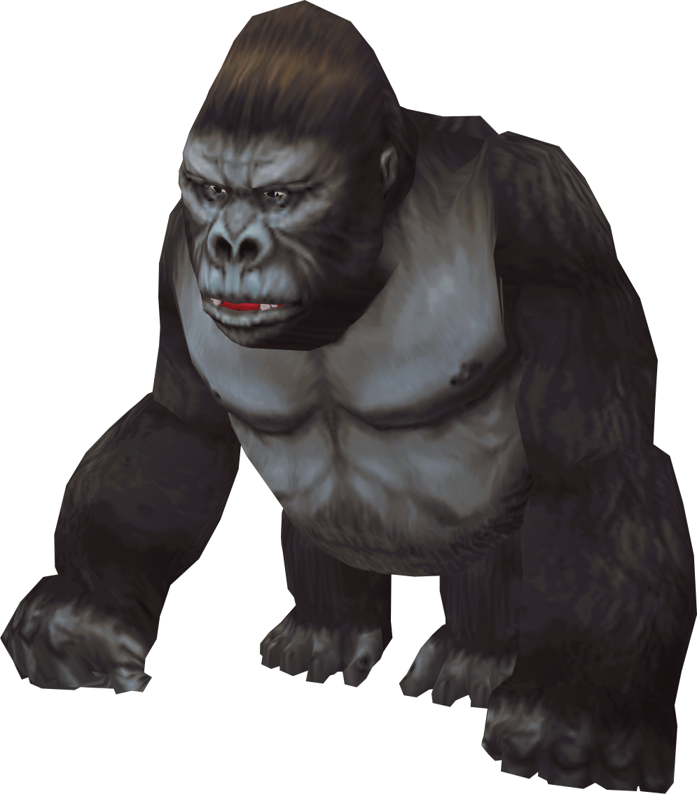 Gorilla - Gorilla Png - Gorilla Png Transparent Clipart (995x1134), Png Download
