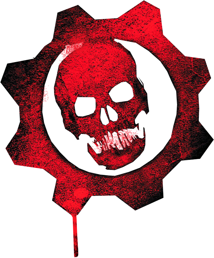 Gears Of War Clipart Black And White - Gears Of War Transparent - Png Download (800x950), Png Download