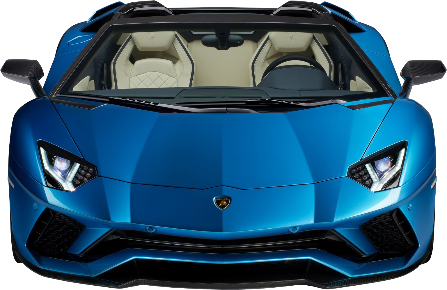 Lamborghini Aventador S Roadster Front View , Png Download Clipart (1536x997), Png Download