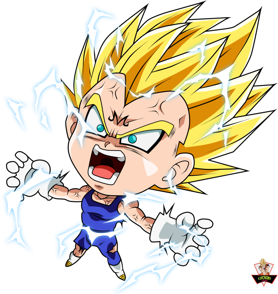 Clip Free Download Vegeta Majin Buu Goku Transprent - Dragon Ball Chibi Majin Vegeta - Png Download (936x988), Png Download