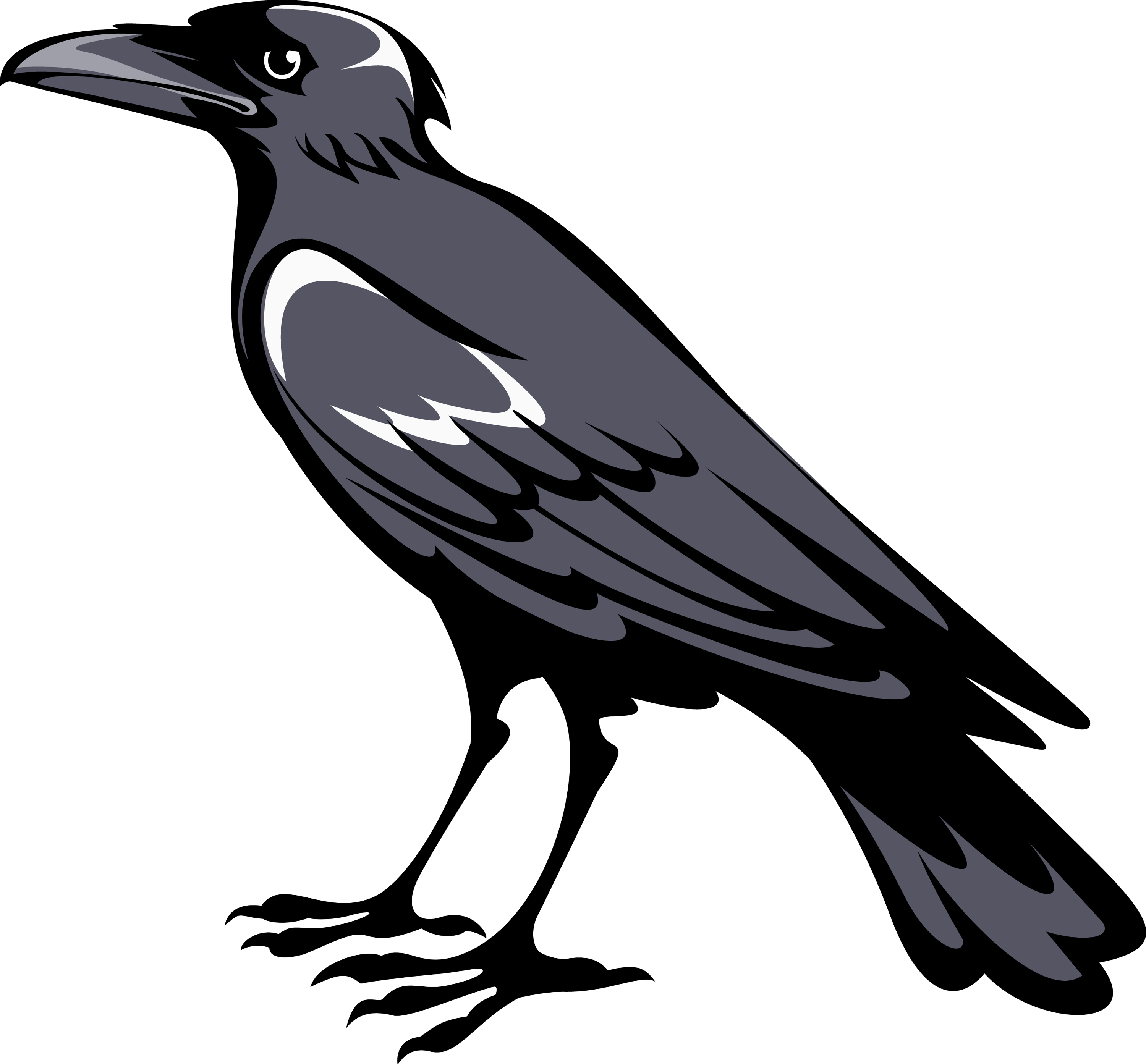 3000 X 2786 4 - Coat Of Arms Crow Clipart (3000x2786), Png Download
