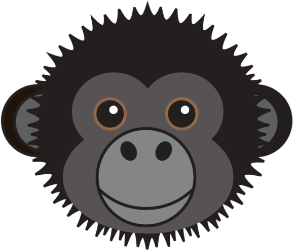 Animaru Mountain Gorilla - Friends For 30 Years Clipart (800x800), Png Download