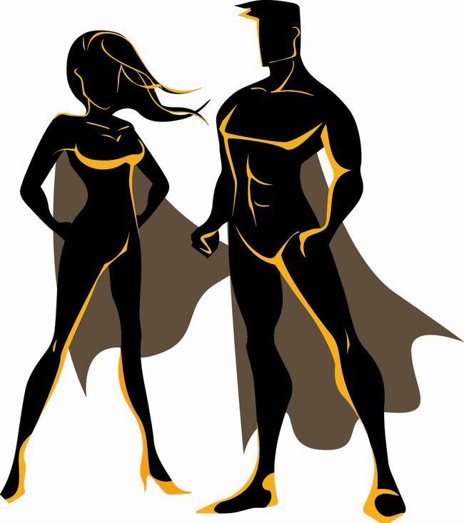 Superhero Png Image Background - International Women's Day Superwoman Clipart (650x733), Png Download