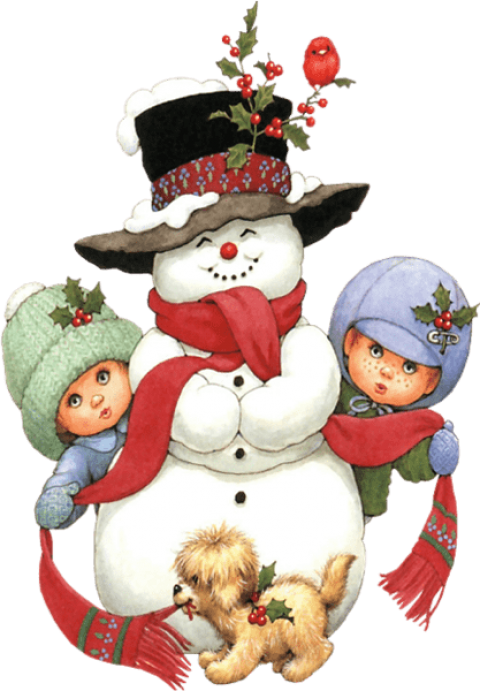 Free Png Cute Snowman Kids And Puppy Png - Iphone Wallpaper Christmas Santa Snowman Clipart (480x691), Png Download