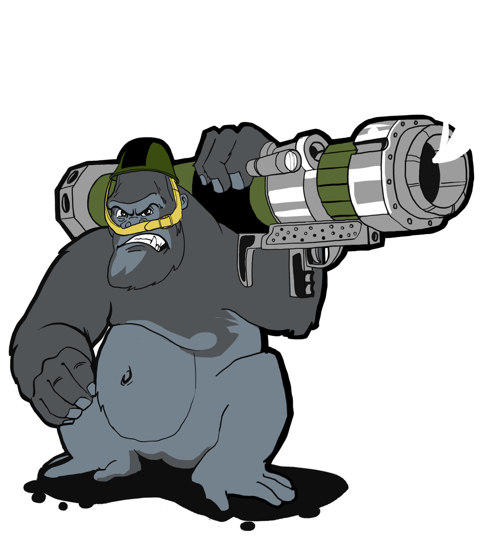 Clf9vgwwuaaqibn - Chaos Gorilla Clipart (1127x1200), Png Download