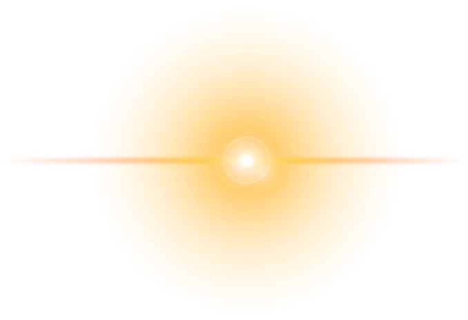 Light Lensflare Lens Flare Sun Sunlight Orange Yellow - Circle Clipart (1024x1024), Png Download