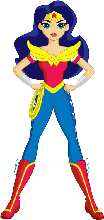 Free Superhero Printables Planning A Superhero Party - Wonder Woman Dc Superhero Girl Clipart (417x772), Png Download