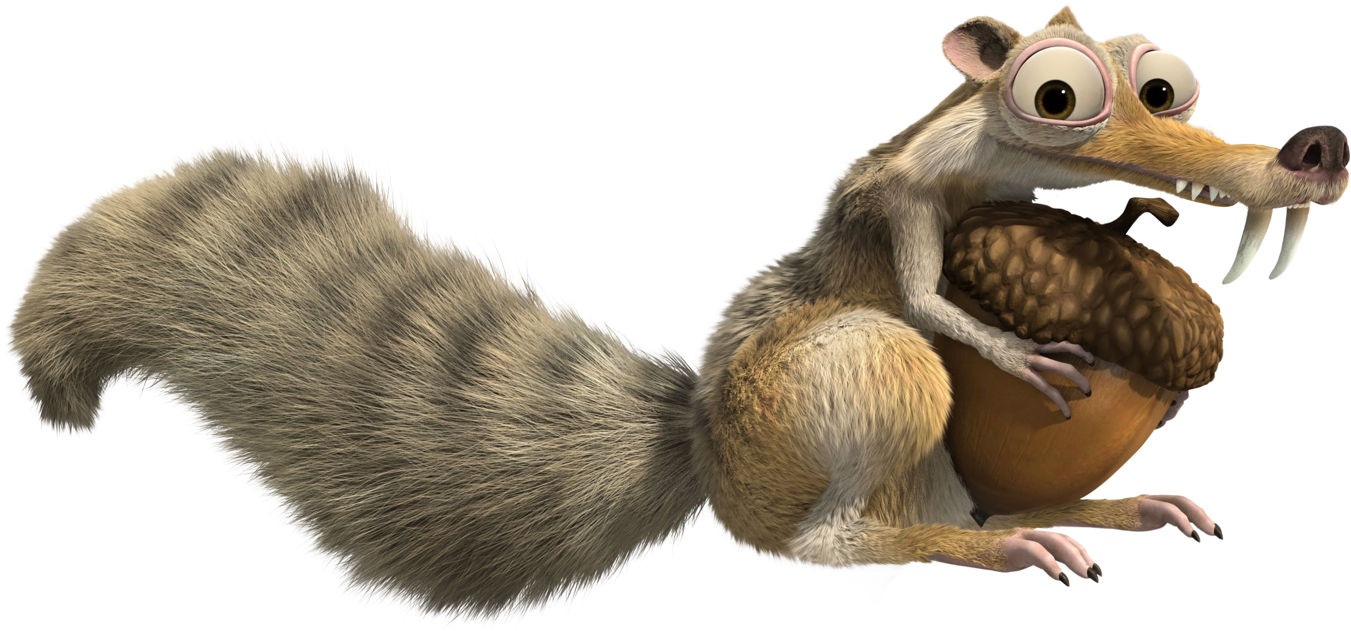 Ardilla Era Del Hielo Clipart (2709x1266), Png Download