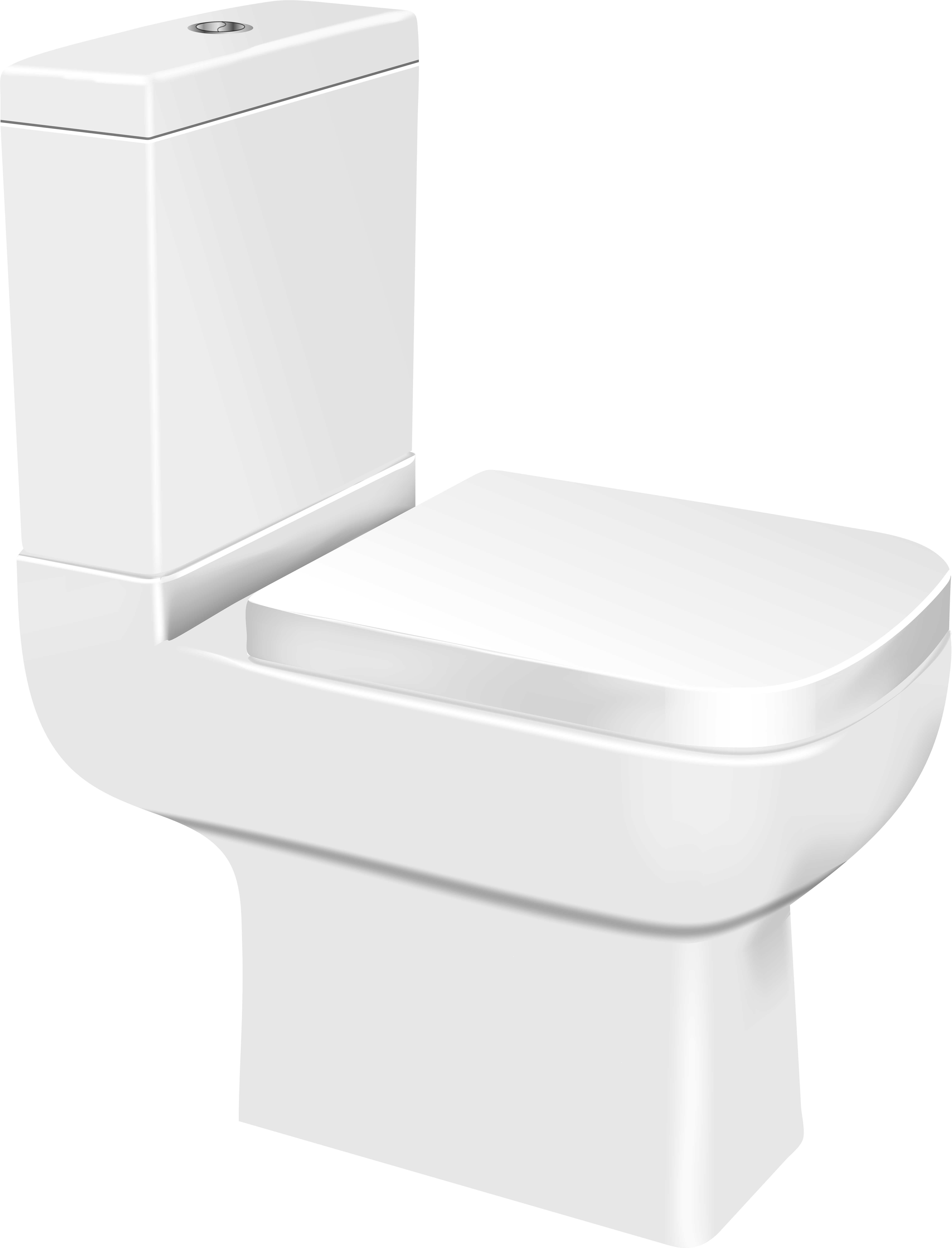 White Toilet Png Clip Art Transparent Png (6172x8000), Png Download