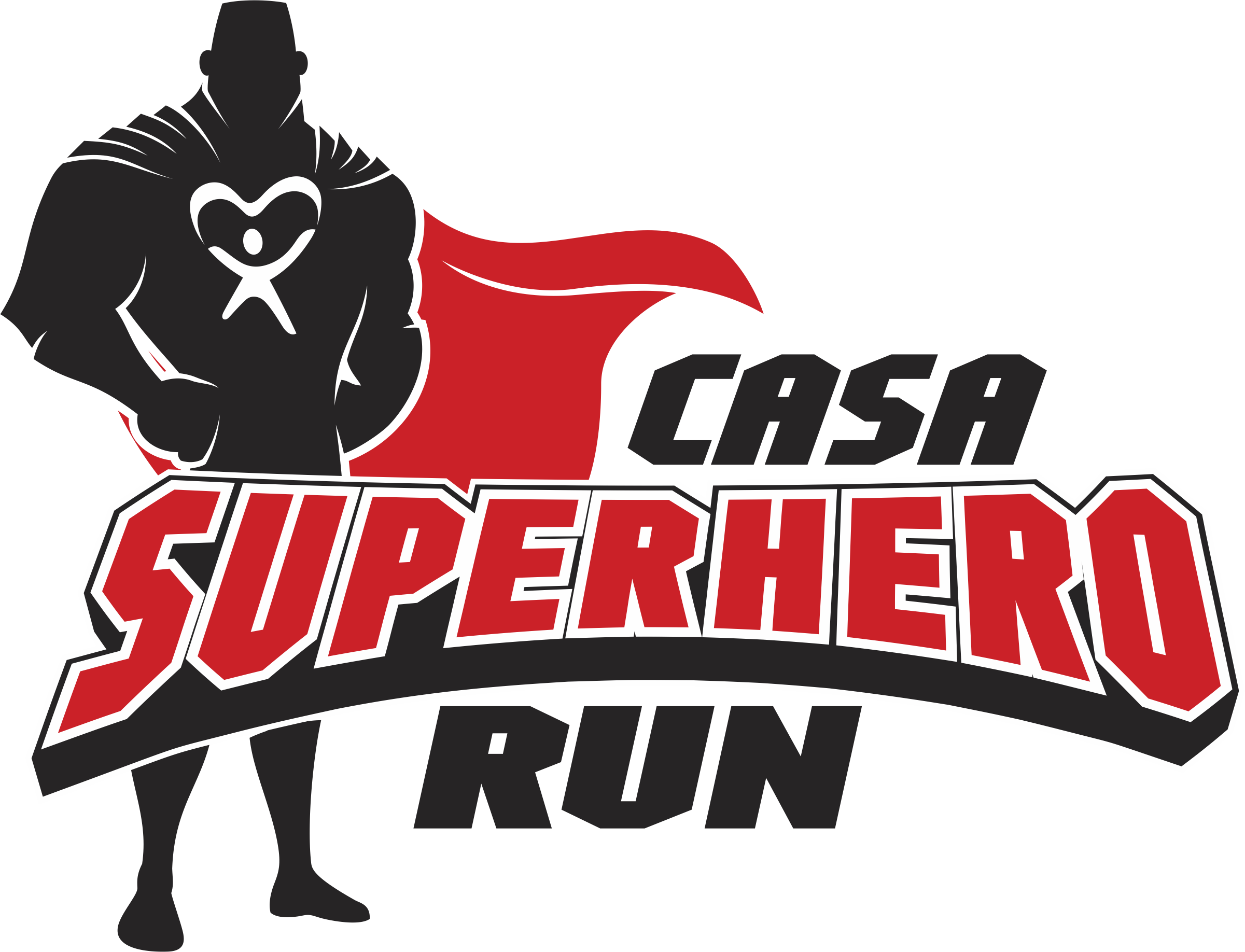 2018 Casa Superhero Run - Court Appointed Special Advocates Clipart (2401x1836), Png Download