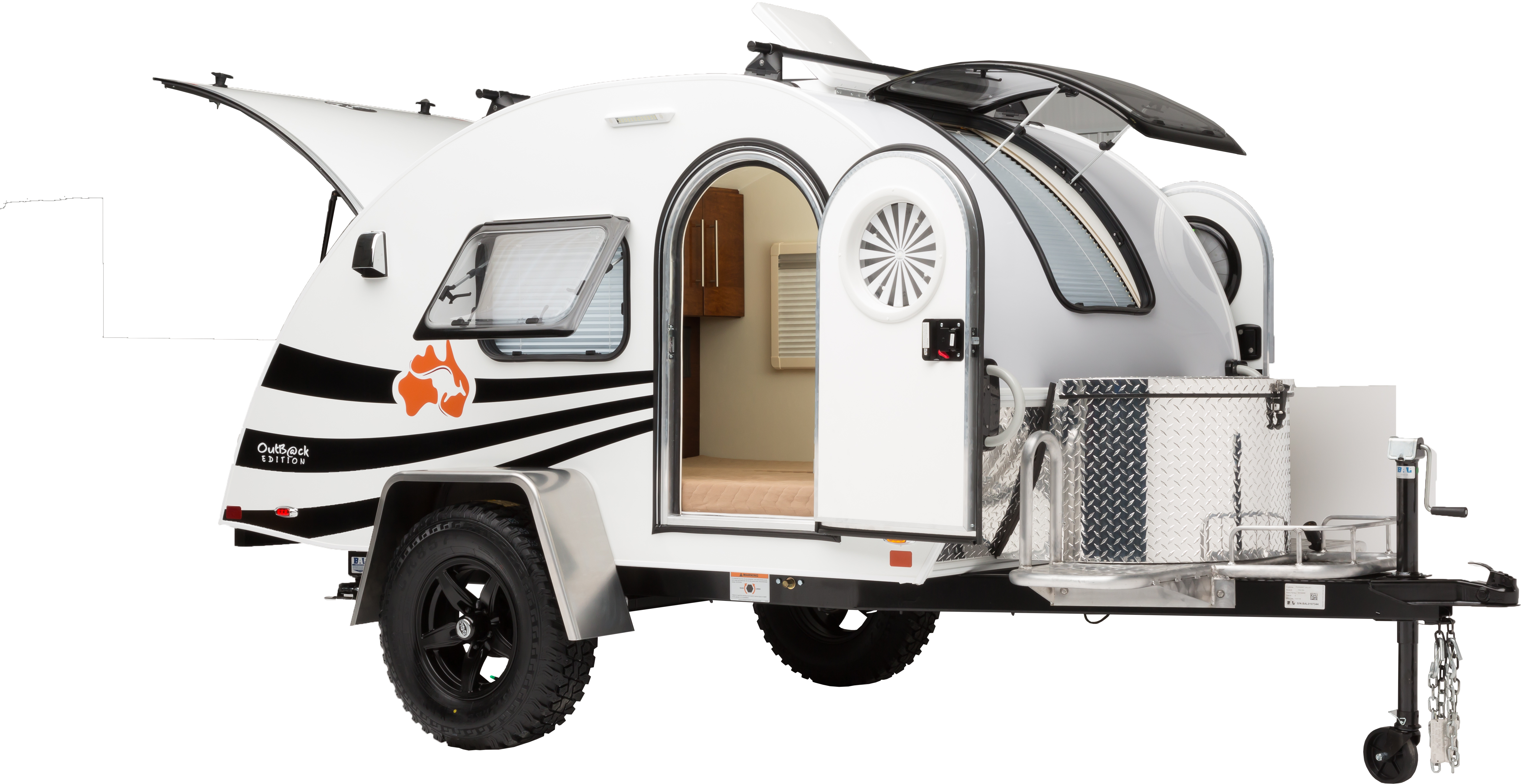 T@g Teardrop Trailer By Nucamp Rv - Tag Teardrop Outback Trailer Clipart (5760x3840), Png Download