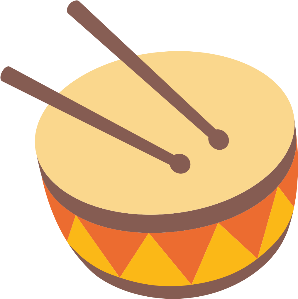 File - Emoji U1f941 - Svg - Drum Emoji Png , Png Download - Instrument Emoji Png Clipart (1016x1019), Png Download