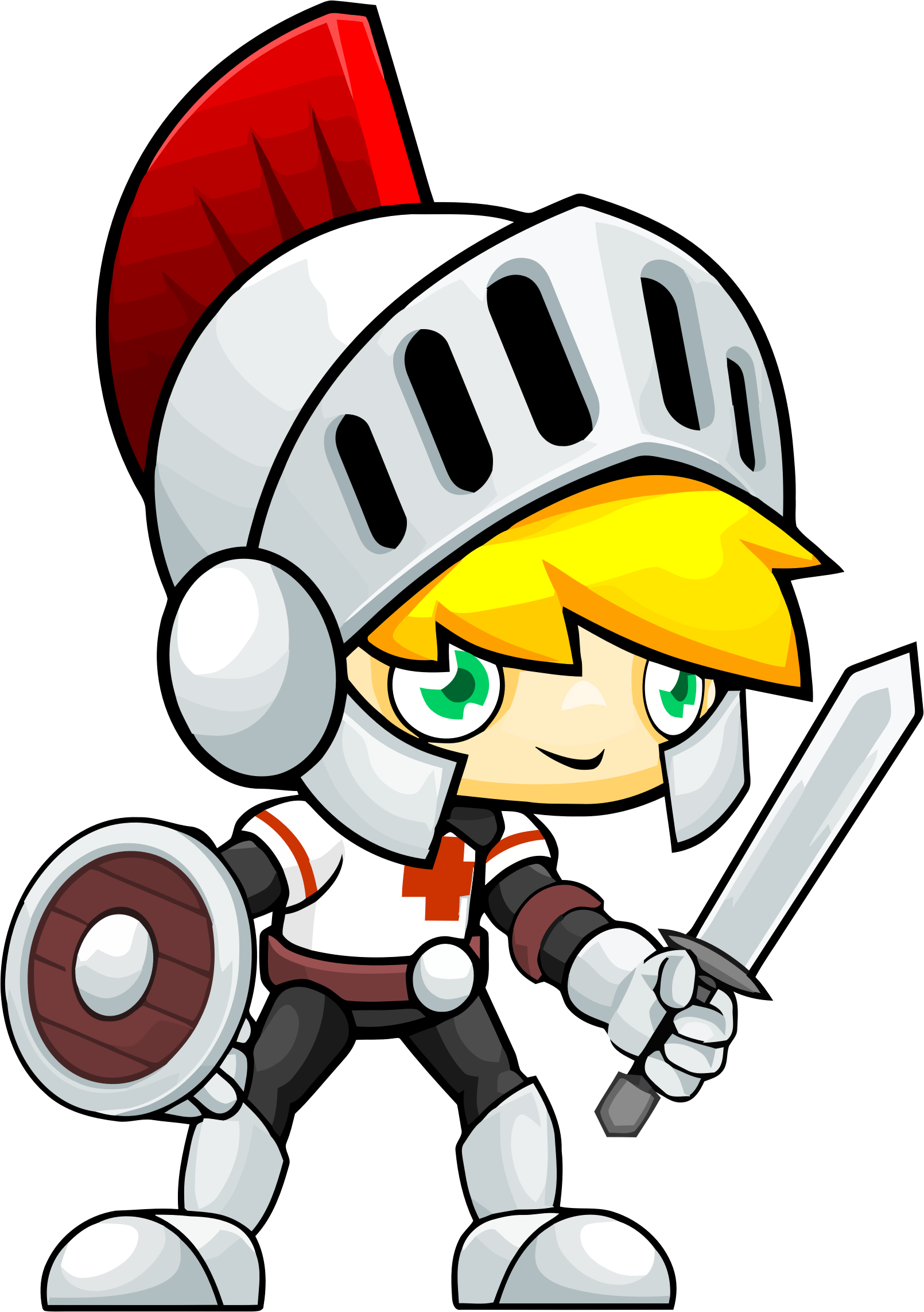 Knight Clipart Kid Png - 2d Sprite Knight Png Transparent Png (1610x2284), Png Download