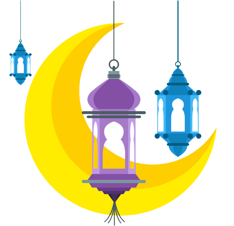 Ramadan Lamps Png Images - Ramadan Png Clipart (792x804), Png Download