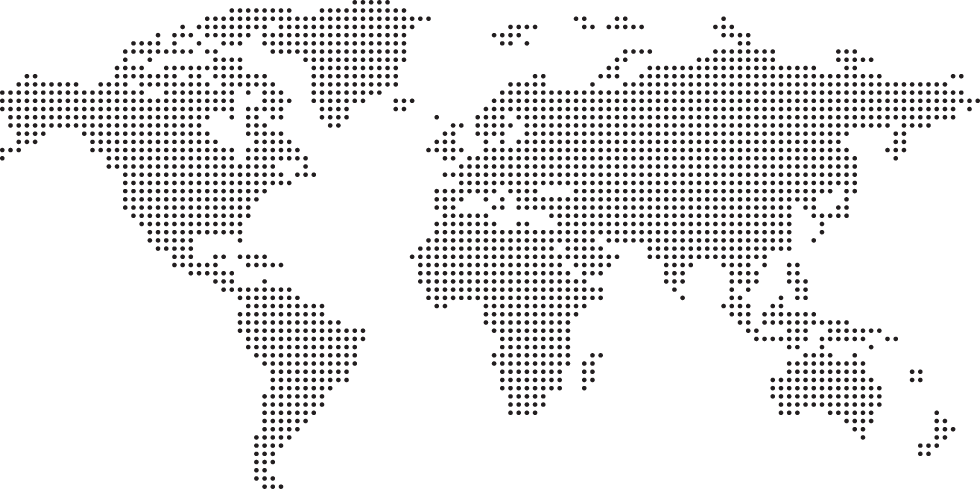 Worldmap-dots - World Map Png Dots Clipart (980x489), Png Download