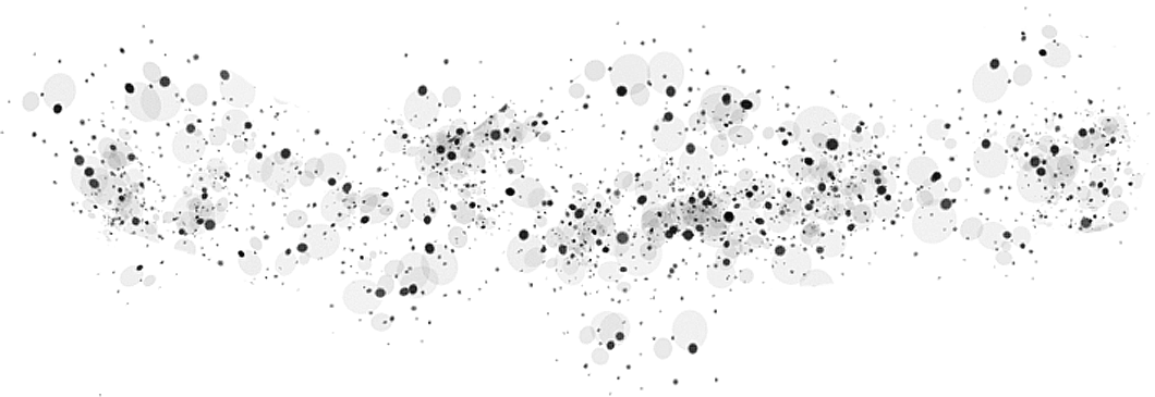 Dots - Monochrome Clipart (1060x365), Png Download