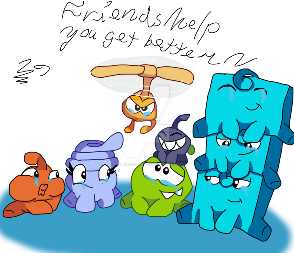 Om Nom And Friends Clipart (945x814), Png Download