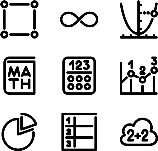 Math - Bank Transaction Icon Clipart (600x564), Png Download