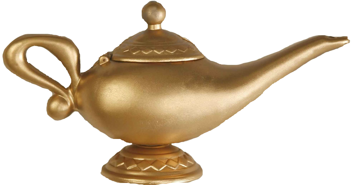 Aladdin's Lamp Png Clipart (1201x631), Png Download