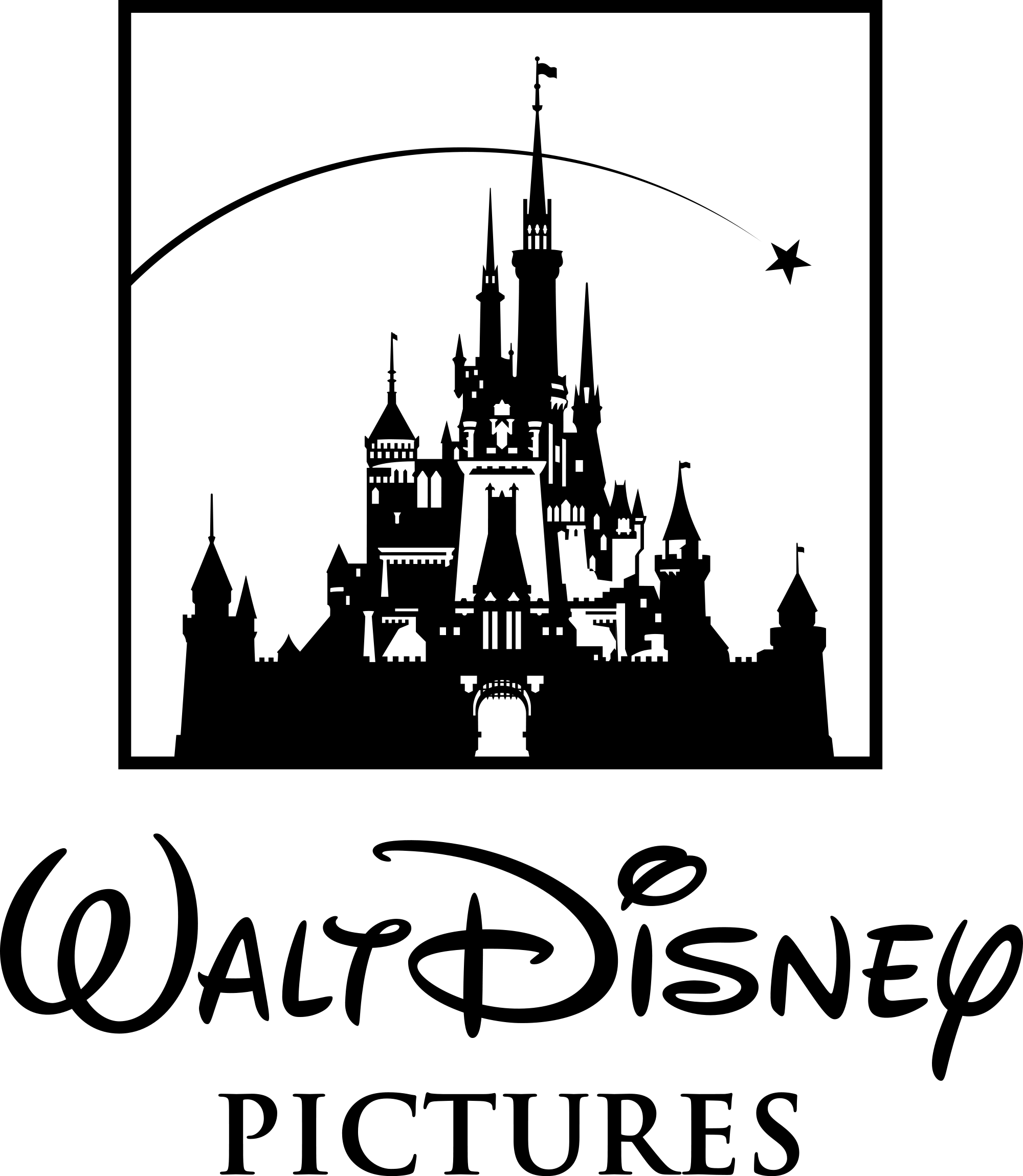 Walt Disney Castle Png - Walt Disney Logo Clipart (2000x2300), Png Download