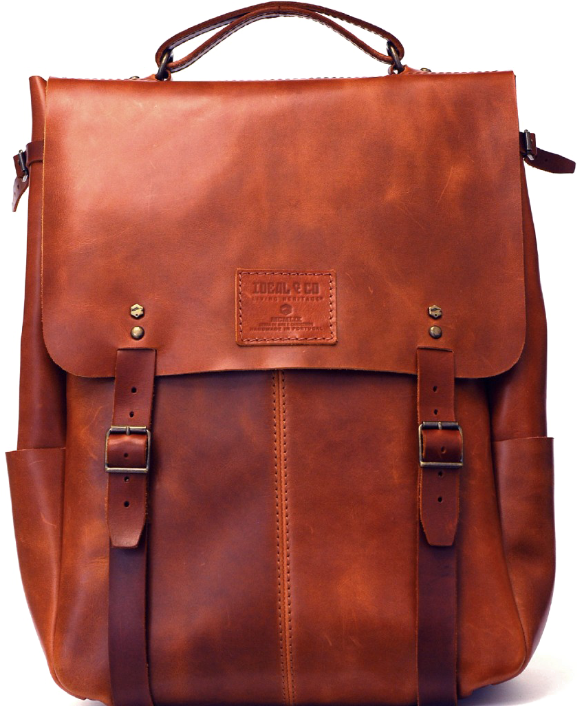 Brown Leather Backpack Png Image Clipart (1024x1024), Png Download
