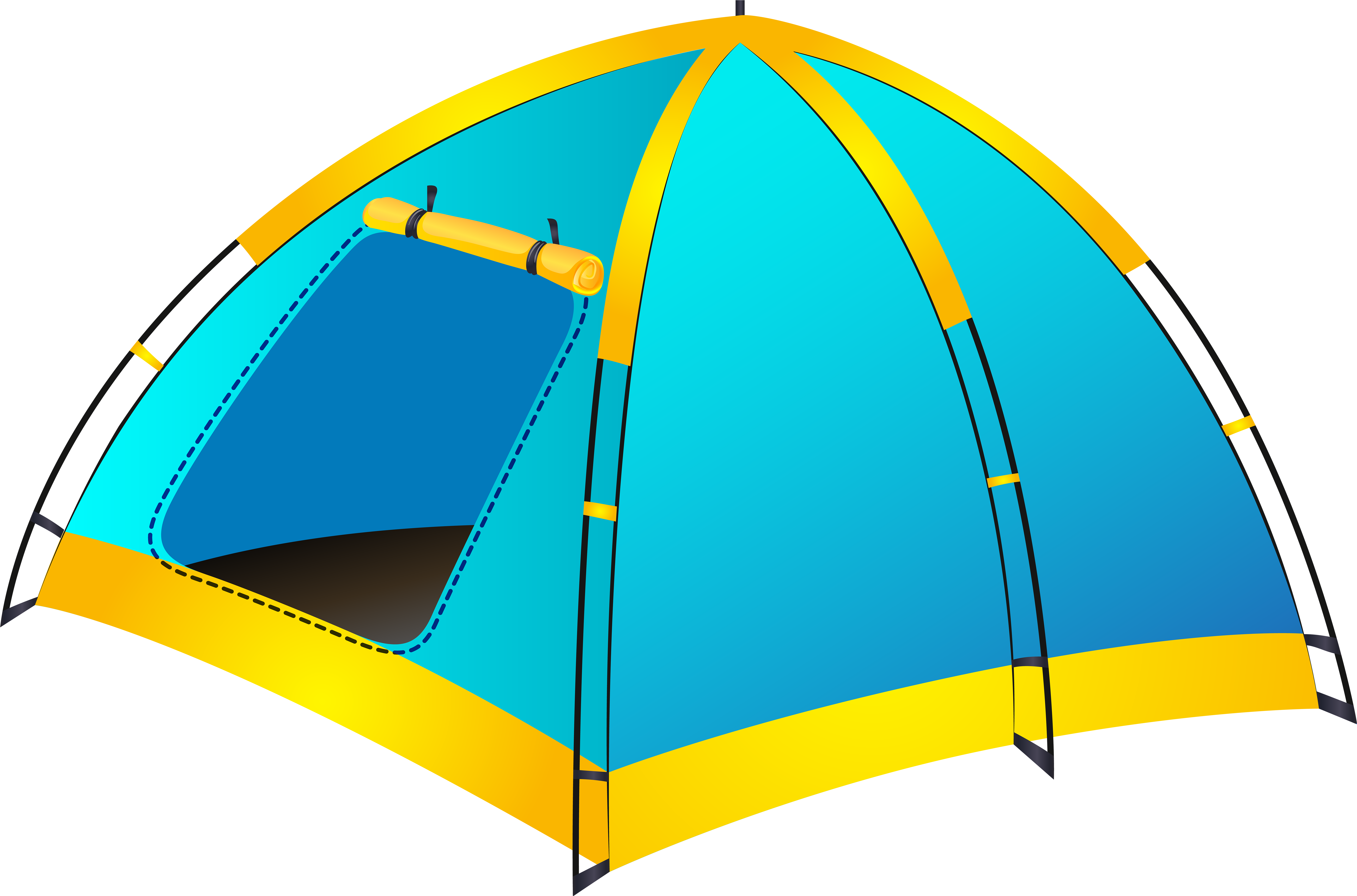 Tent Clip Art - Png Download (8000x5282), Png Download