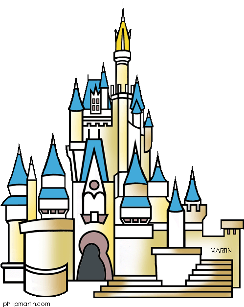 House Clipart Cinderella - Disney Cinderella Castle Clipart - Png Download (499x627), Png Download