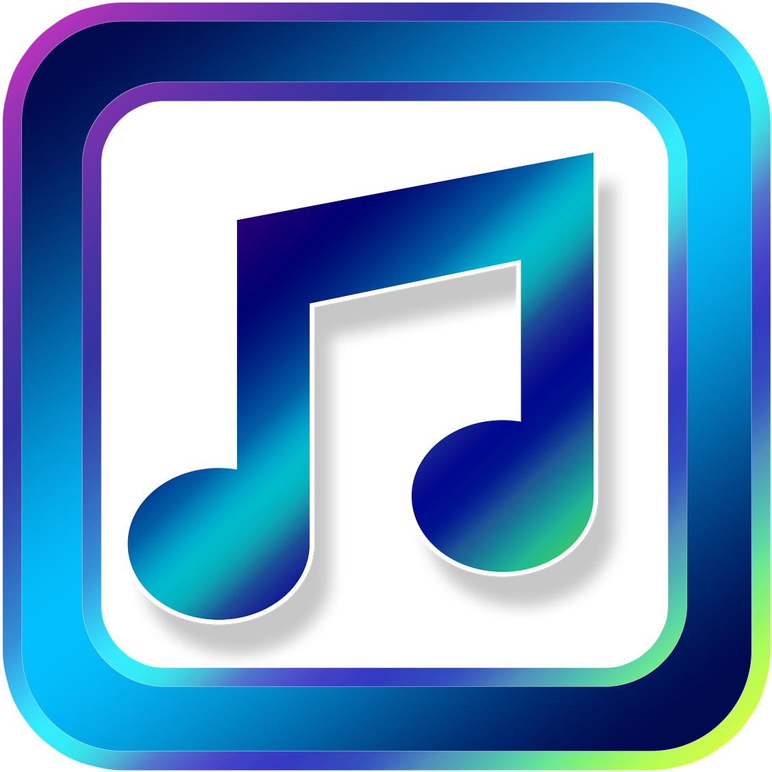 Icon Music Symbols Online Png Image Clipart (1127x1127), Png Download